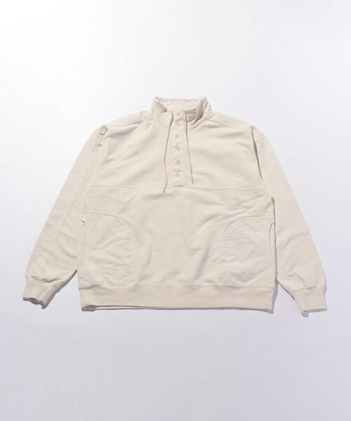 ETHOS（エトス）の「＜ETHOS（エトス）＞ CAST SWT/スウェット（スウェット・メンズ・ネイビー/オフホワイト・M/L）」の2枚目の写真