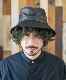 無 | PU＆ツイルバケットHAT(ハット)