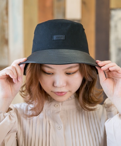 無（ム）の「PU＆ツイルバケットHAT（ハット・メンズ・その他/その他1・FREE）」の4枚目の写真