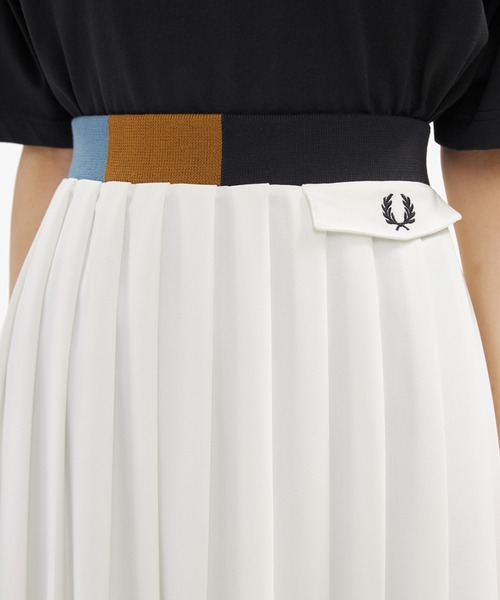 FRED PERRY（フレッドペリー）の「Colour Block Pleated Skirt