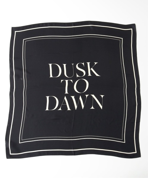 AP STUDIO（エーピーストゥディオ）の「SCENTOF シルクサテンスカーフ（バンダナ/スカーフ・レディース・ブラック/アイボリー・FREE）」の2枚目の写真