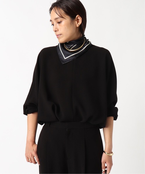 AP STUDIO（エーピーストゥディオ）の「SCENTOF シルクサテンスカーフ（バンダナ/スカーフ・レディース・ブラック/アイボリー・FREE）」の18枚目の写真