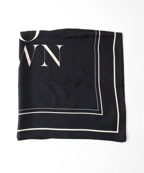 AP STUDIO（エーピーストゥディオ）の「SCENTOF シルクサテンスカーフ（バンダナ/スカーフ・レディース・ブラック/アイボリー・FREE）」の17枚目の写真