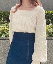 NOMAE | 【NOMAE】モールケーブルニット(ニット/セーター)