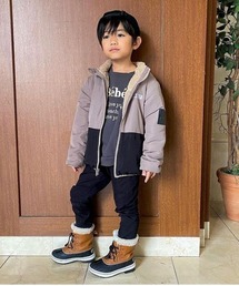 HAWKINS ホーキンス MT.BOOTS(17-24) キッズ スノーブーツ HK52366 BROWN