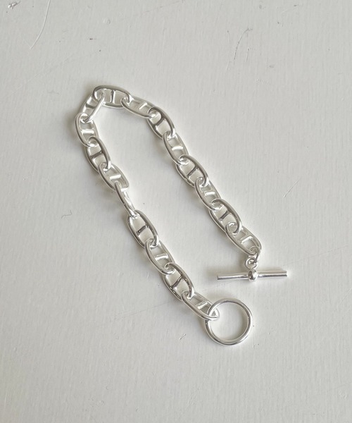 CANAL JEAN（キャナルジーン）の「Pt(ピーティー) アンカーブレス（ブレスレット・レディース・シルバー/ゴールド・ONE SIZE）」の3枚目の写真