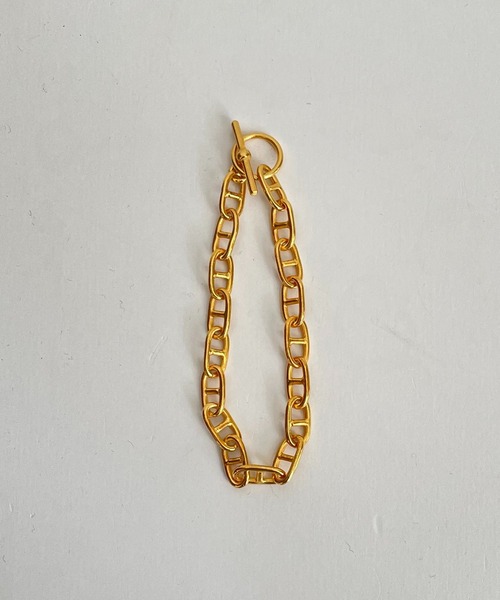 CANAL JEAN（キャナルジーン）の「Pt(ピーティー) アンカーブレス（ブレスレット・レディース・シルバー/ゴールド・ONE SIZE）」の10枚目の写真