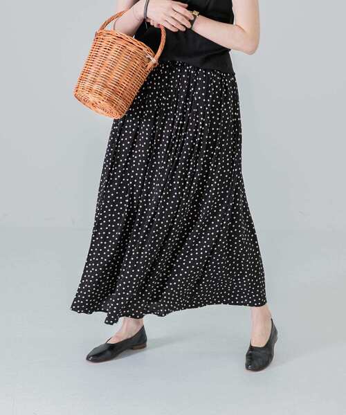 かぐれ（カグレ）の「ドットギャザースカート（スカート・レディース・ブラック・FREE）」の15枚目の写真