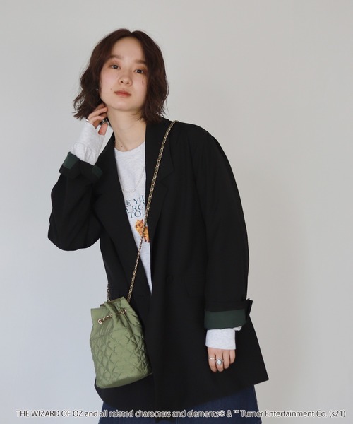 SLOBE citron.(スローブシトロン)の「SLOBE citron.Thewizard of OZ DogTEE【手洗い可能】◆(Tシャツ/カットソー・レディース・グレー系その他・FREE)」の9枚目の写真