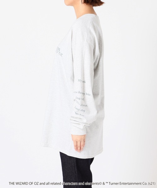 SLOBE citron.(スローブシトロン)の「SLOBE citron.Thewizard of OZ DogTEE【手洗い可能】◆(Tシャツ/カットソー・レディース・グレー系その他・FREE)」の12枚目の写真