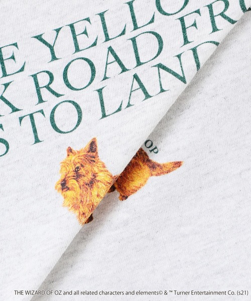 SLOBE citron.(スローブシトロン)の「SLOBE citron.Thewizard of OZ DogTEE【手洗い可能】◆(Tシャツ/カットソー・レディース・グレー系その他・FREE)」の21枚目の写真