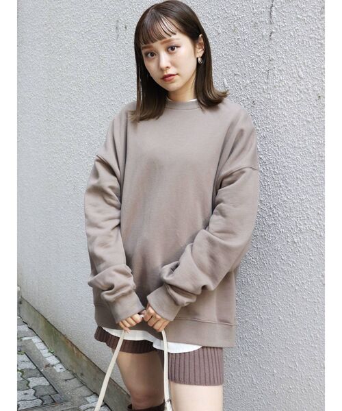 MURUA（ムルーア）の「リブニットキュロット（その他パンツ・レディース・ブラック/グレー/モカ・FREE）」の22枚目の写真