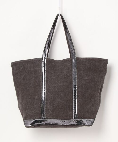 vanessabruno（ヴァネッサブリューノ）の「CABAS MOYEN+ZIP（トートバッグ・レディース・ダークオリーブ/ピンクベージュ・FREE）」の10枚目の写真