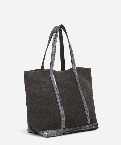 vanessabruno（ヴァネッサブリューノ）の「CABAS MOYEN+ZIP（トートバッグ・レディース・ダークオリーブ/ピンクベージュ・FREE）」の11枚目の写真