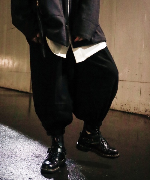 rovtski(ロフトスキー)の「コットンバルーンパンツ(その他パンツ・レディース・ブラック/ブラウン・FREE)」の2枚目の写真