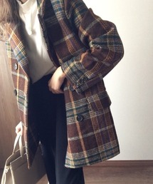 ABITOKYO | 【ABITOKYO ORIGINAL】ダブルボタンチェック柄テーラードジャケット(テーラードジャケット)