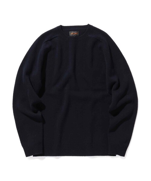 BEAMS PLUS（ビームスプラス）の「BEAMS PLUS / 9ゲージ クルーネックニット（ニット/セーター・メンズ・ベージュ/ネイビー/グレー/オフホワイト/イエロー系その他6/ブルー/グリーン・SMALL/MEDIUM/LARGE/X-LARGE）」の11枚目の写真