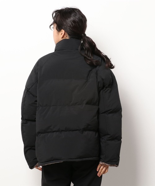 emi+(エミプラス)の「リバーシブルチェック中綿ジャケット(ダウンジャケット/コート・レディース・ブラック/グレー/ベージュ・FREE)」の21枚目の写真