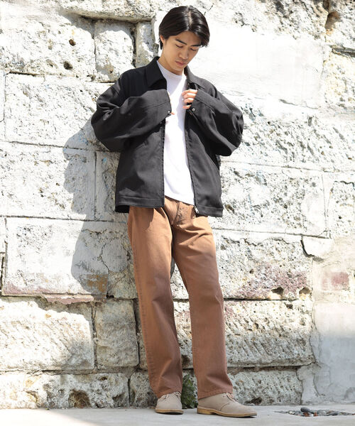 BEAMS（ビームス）の「BEAMS / ガーメントダイ カラーデニム（デニムパンツ・メンズ・ブラウン/グリーン・SMALL/MEDIUM/LARGE/X-LARGE）」の4枚目の写真