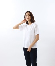 【Hanes/ヘインズ】レディース ジャパンフィット【2枚組】ボーイフレンドポケットTシャツ 5.3oz