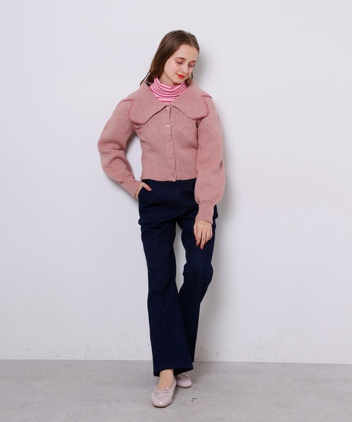 Seemi. byNICECLAUP( シーミーバイナイスクラップ)の「袖コンシャスハイネックリブトップス(Tシャツ/カットソー・レディース・ホワイト系その他/ピンク系その他/ブラック・FREE)」の20枚目の写真