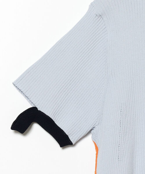 Ray BEAMS(レイビームス)の「NOMA t.d. ×Ray BEAMS / 別注 カットアウト トップス(ニット/セーター・レディース・ライトグレー・ONE SIZE)」の5枚目の写真