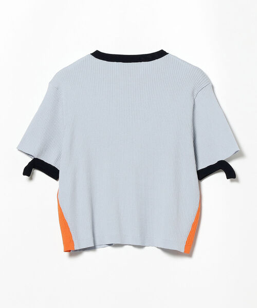 Ray BEAMS(レイビームス)の「NOMA t.d. ×Ray BEAMS / 別注 カットアウト トップス(ニット/セーター・レディース・ライトグレー・ONE SIZE)」の7枚目の写真