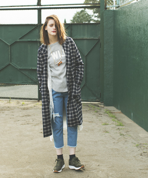 Kastane（カスタネ）の「【Kastane】テーラーガウン（その他アウター・レディース・グレー/ネイビー/その他1・FREE）」の3枚目の写真