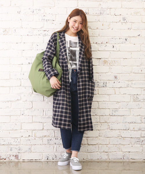 Kastane（カスタネ）の「【Kastane】テーラーガウン（その他アウター・レディース・グレー/ネイビー/その他1・FREE）」の5枚目の写真