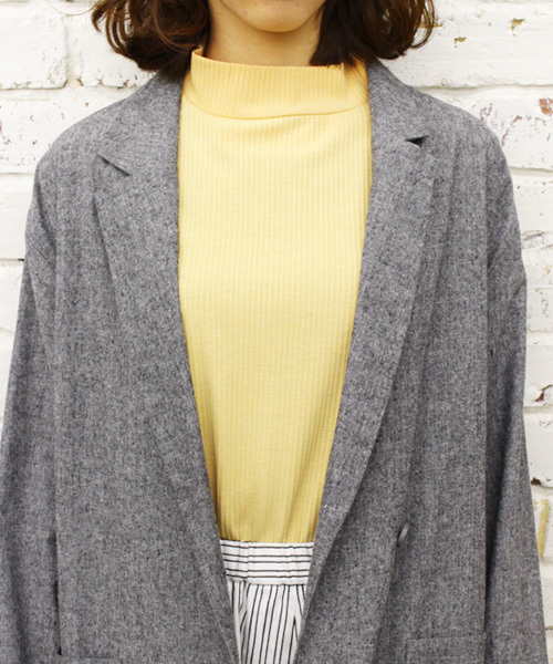 Kastane（カスタネ）の「【Kastane】テーラーガウン（その他アウター・レディース・グレー/ネイビー/その他1・FREE）」の9枚目の写真