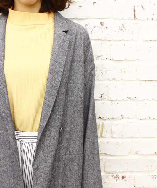 Kastane（カスタネ）の「【Kastane】テーラーガウン（その他アウター・レディース・グレー/ネイビー/その他1・FREE）」の10枚目の写真