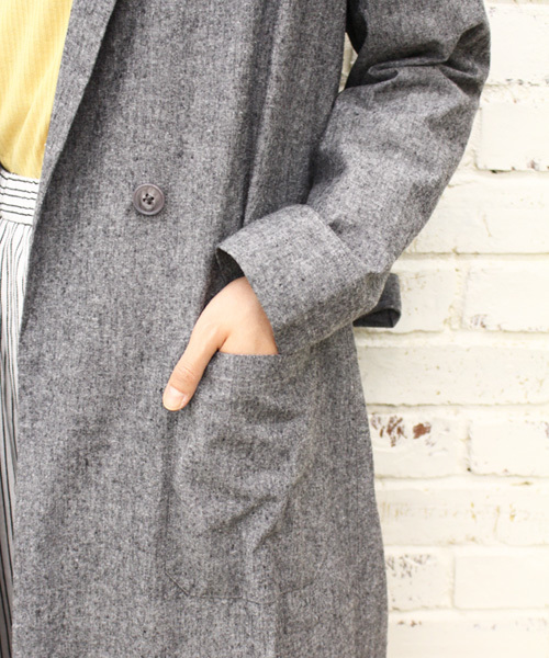 Kastane（カスタネ）の「【Kastane】テーラーガウン（その他アウター・レディース・グレー/ネイビー/その他1・FREE）」の12枚目の写真