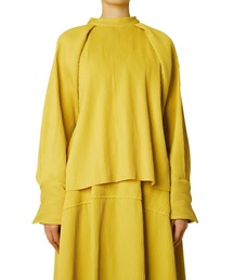 LE CIEL BLEU（ルシェルブルー）の「Wave Pleated Blouse