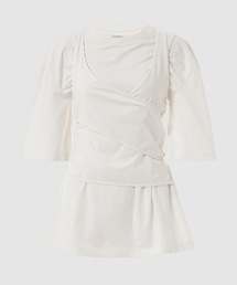 MID SLEEVE DOUBLED T-SHIRT