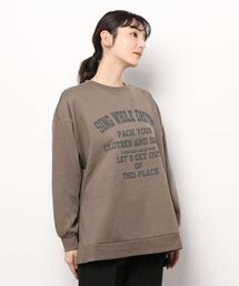 Samansa Mos2 blue | ロゴスウェット(スウェット)