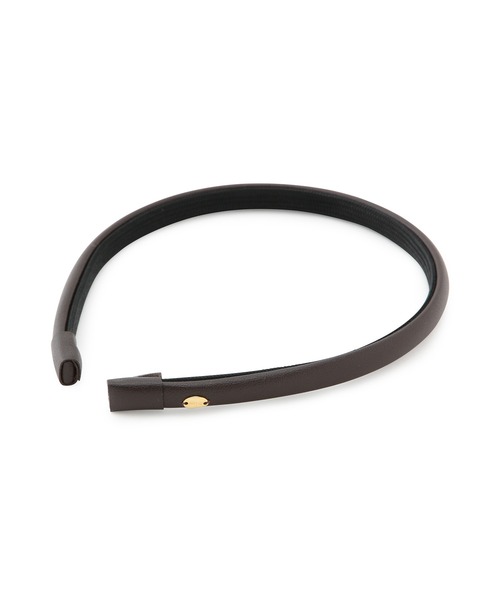 IRIS47（イリスフォーセブン）の「【IRIS47】nocturne head band（カチューシャ・レディース・ブラック/ダークブラウン・FREE）」の6枚目の写真