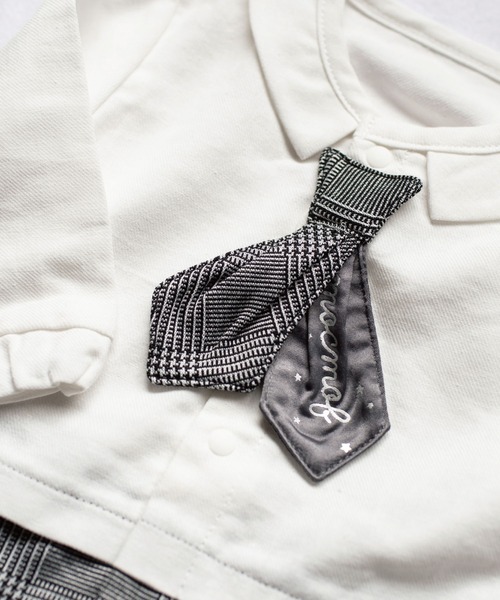 mocmof(モクモフ)の「おめかしフォーマルロンパース(男の子)(ロンパース・キッズ・ネイビー/ベージュ/ブラック・80cm/70cm)」の10枚目の写真