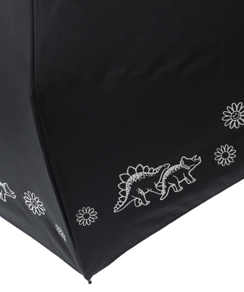 Candy Stripper(キャンディストリッパー)の「TAKE IT EASY DINOSAUR FOLDING UMBRELLA(折りたたみ傘・レディース・ブラック・FREE)」の7枚目の写真