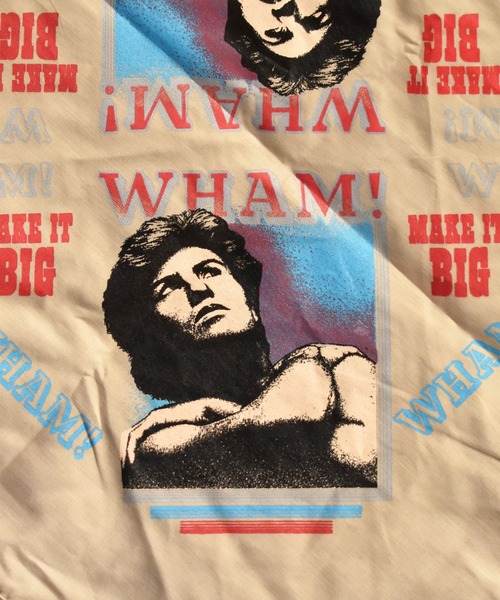 VINTAGE(ヴィンテージ)の「【ヴィンテージ古着】WHAM! "MAKE IT BIG" バンダナ(バンダナ/スカーフ・メンズ・ホワイト・FREE)」の1枚目の写真
