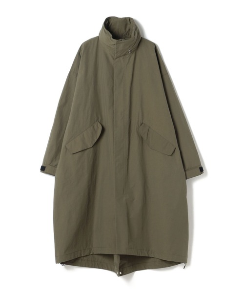 極美品✨ZARA デタッチャブルフードコート ロング チェスター コントラスト