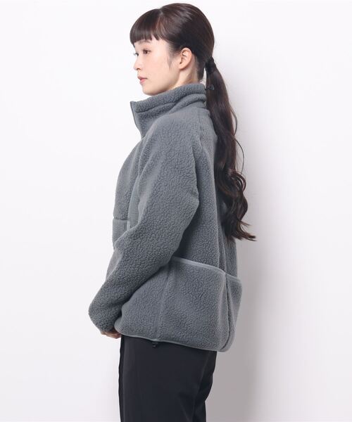 Snow Peak（スノーピーク）の「【Snow Peak】Thermal Boa Fleece Jacket（ブルゾン・レディース・グレー・SMALL）」の2枚目の写真