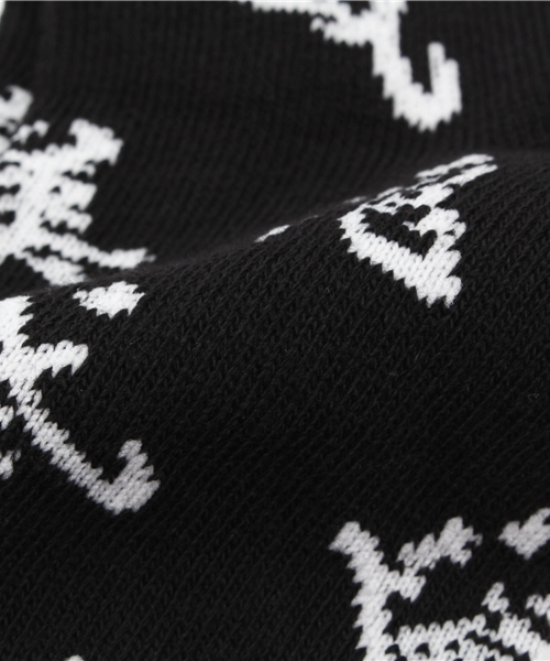 WEGO（ウィゴー）の「WEGO/KANJIソックス（ソックス/靴下・レディース・ホワイト/ブラック・FREE）」の5枚目の写真