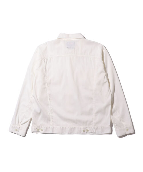 BEAMS PLUS(ビームスプラス)の「BEAMS PLUS / ガーメント ダイ ピケ トラッカー ジャケット(ブルゾン・メンズ・オフホワイト/サックスブルー/ミント/ピンク/ベージュ・SMALL/LARGE/X-LARGE/MEDIUM)」の20枚目の写真