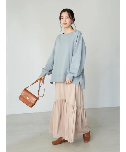 earth music&ecology(アースミュージックアンドエコロジー)の「前ポケットショルダーバッグ*(ショルダーバッグ・レディース・チャコールグレー/ライトブラウン/グレイッシュベージュ・FREE)」の16枚目の写真