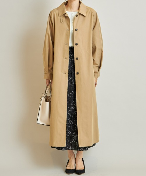 &. NOSTALGIA（アンドドットノスタルジア）の「ステンカラーコート（ステンカラーコート・レディース・ベージュ/モカ・FREE）」の2枚目の写真