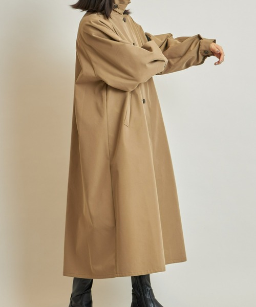 &. NOSTALGIA（アンドドットノスタルジア）の「ステンカラーコート（ステンカラーコート・レディース・ベージュ/モカ・FREE）」の6枚目の写真