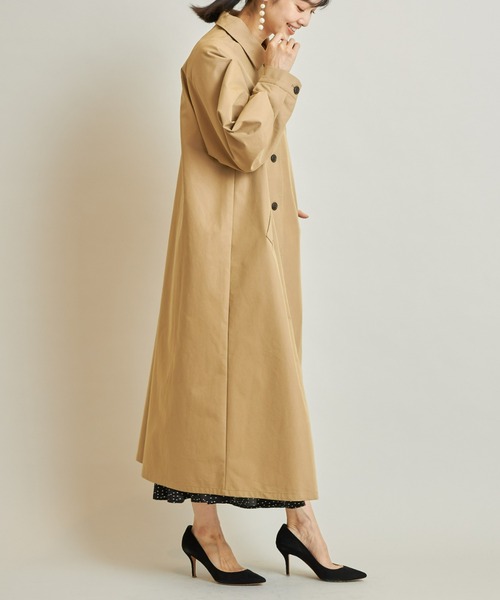 &. NOSTALGIA（アンドドットノスタルジア）の「ステンカラーコート（ステンカラーコート・レディース・ベージュ/モカ・FREE）」の15枚目の写真