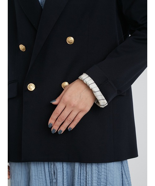 LILY BROWN（リリーブラウン）の「ダブルジャケット（その他アウター・レディース・ピンク/アイボリー/ネイビー・FREE）」の11枚目の写真