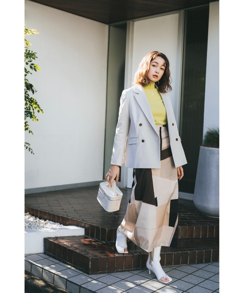 LILY BROWN（リリーブラウン）の「ダブルジャケット（その他アウター・レディース・ピンク/アイボリー/ネイビー・FREE）」の20枚目の写真