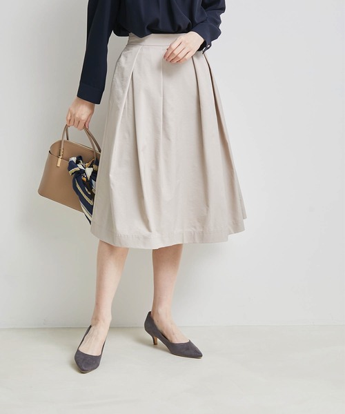 JUN&amp;ROPE’ - 【美品】JUN&amp;ROPE&#39;  バッファローチェックニット＋タックフレアスカート JUN&ROPE' - 【美品】JUN&ROPE' バッファローチェックニット＋
